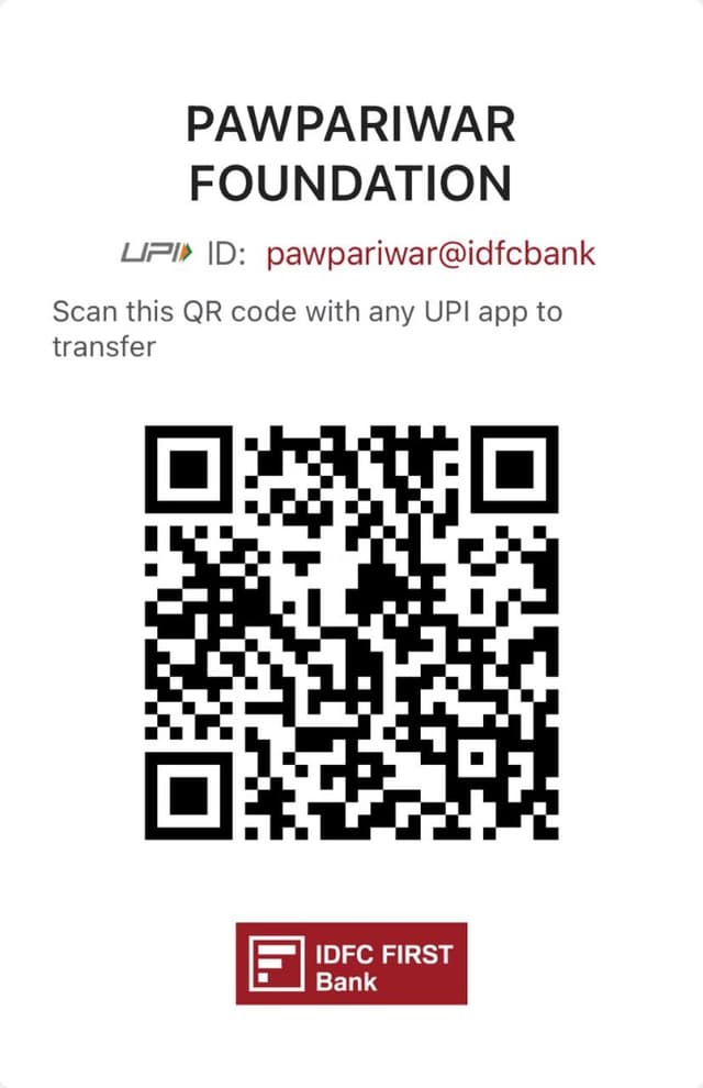 Paw Pariwar Foundation Donation QR Code